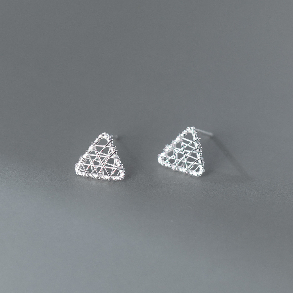 s925 sterling silver simple chic small earrings